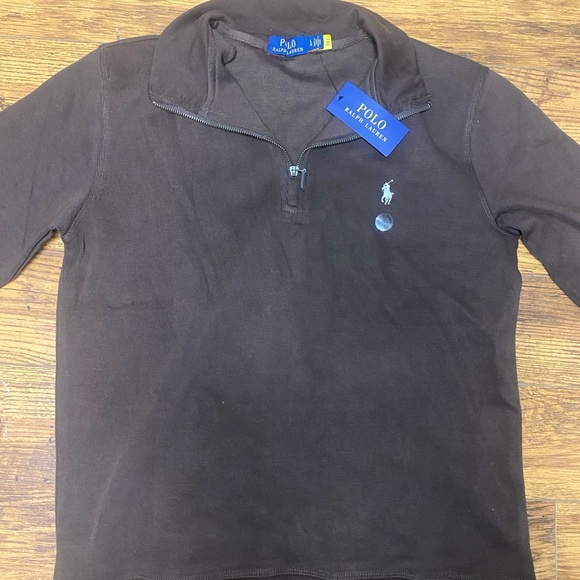 Polo Ralph Lauren Other - Polo by Ralph Lauren Tan Quarter-Zip Sweater